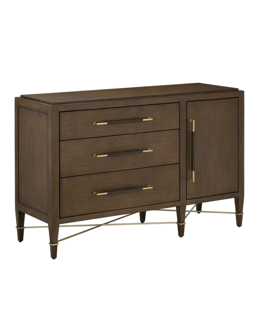 Verona Chanterelle Three-Drawer Chest - Elegant Storage Solution