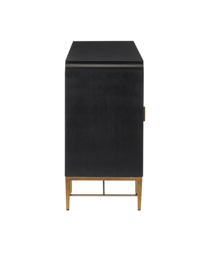 Kallista Blue Credenza - Elegant Storage & Display Cabinet