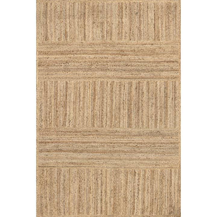 Alder Jute Area Rug | Hand Braided Natural Fiber Rug - Urban Ashram
