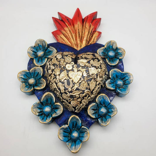 Hand-Carved Milagro Heart from Mexico (MXBH) - Urban Ashram