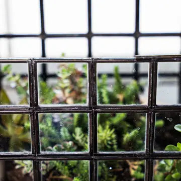 Lattice House Glass Terrarium Modern Greenhouse Planter - Urban Ashram