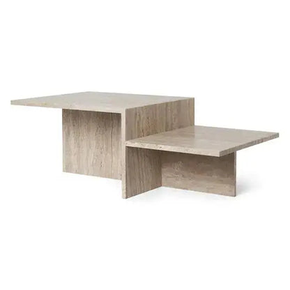 Sensei Travertine Coffee Table - Urban Ashram Home