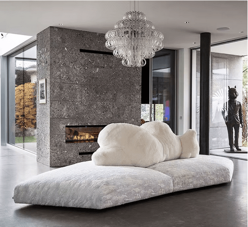 Glacier Luxury Minimalist Polar Bear Sofa - Urban Ashram