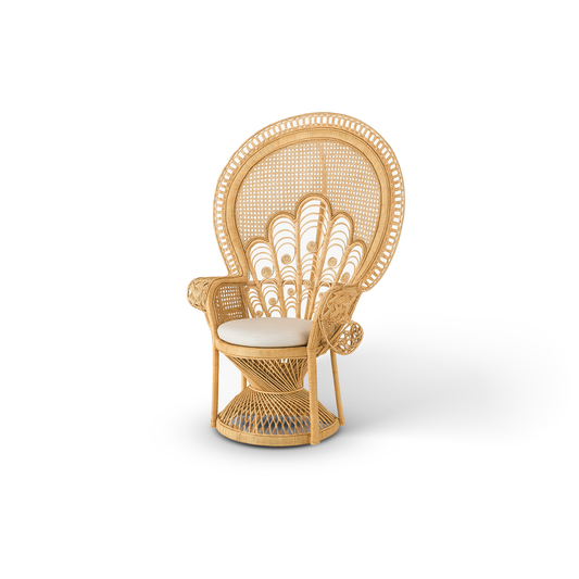 Grand Peacock Rattan Chair - Urban Ashram