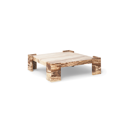 Gypsum Marble Coffee Table - Urban Ashram