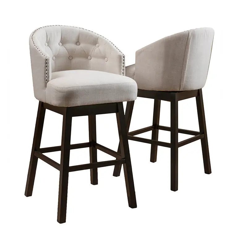 Haven Studio Swivel Bar Chairs Set of 2 - Urban Ashram