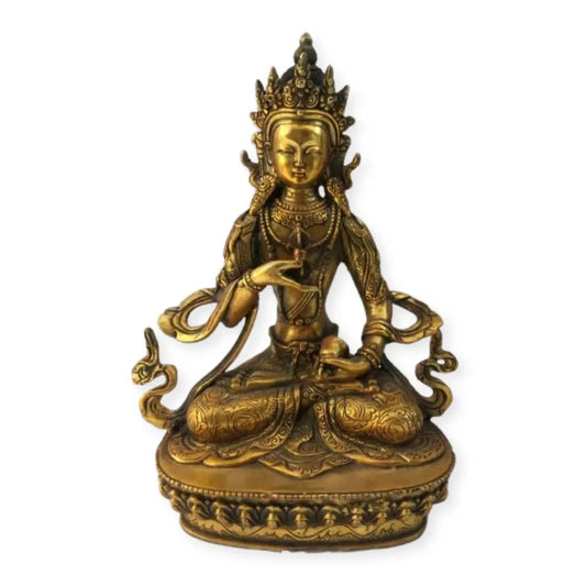 Vajradhara Copper Tibetan Buddha Statue - Urban Ashram