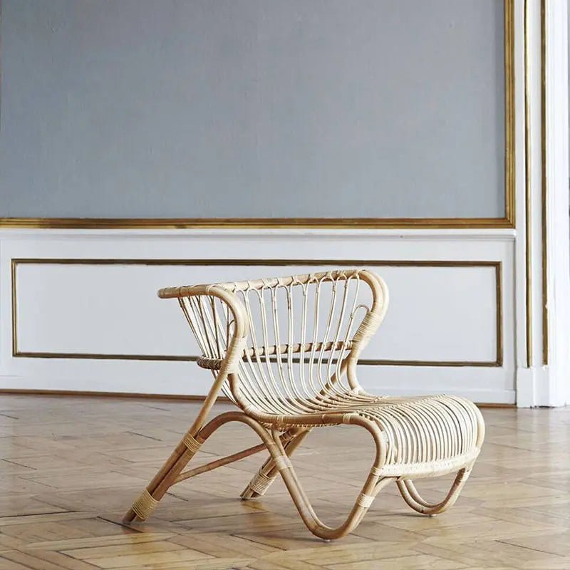 Jasmine Natural Rattan Lounge Chair - Urban Ashram