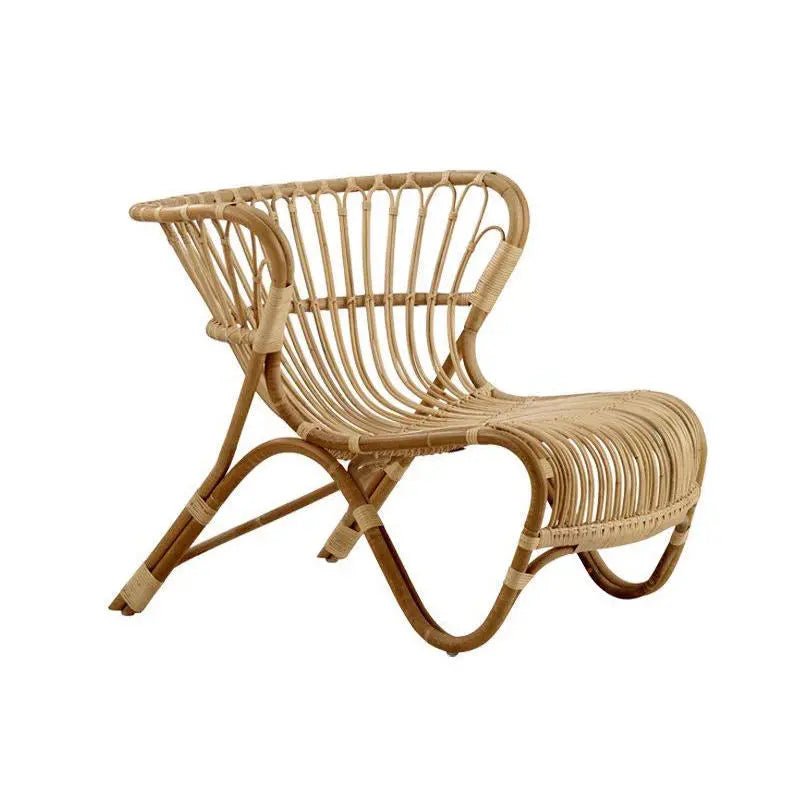 Jasmine Natural Rattan Lounge Chair - Urban Ashram