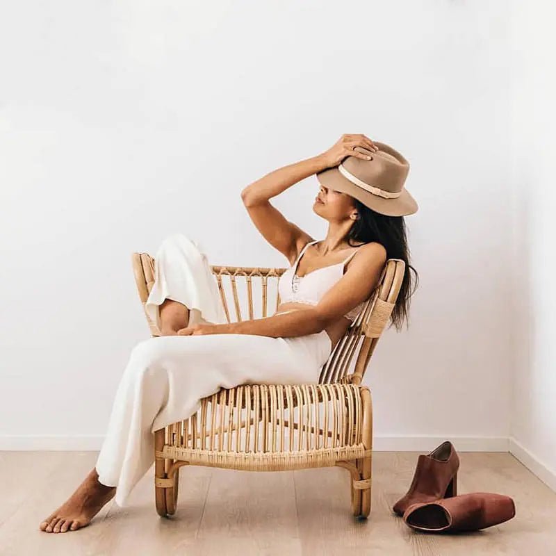 Jasmine Natural Rattan Lounge Chair - Urban Ashram