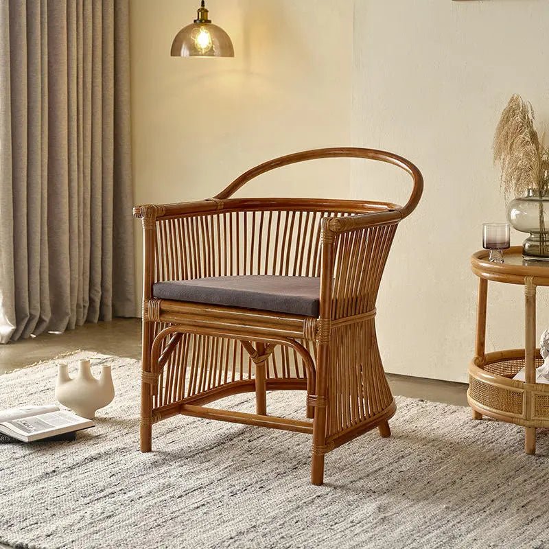 Kenji Rattan Dining Chairs - Urban Ashram