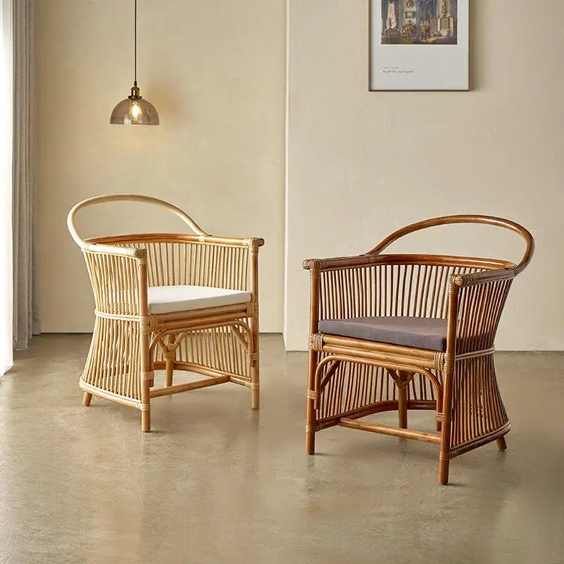 Kenji Rattan Dining Chairs - Urban Ashram