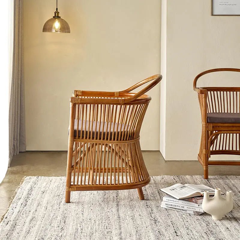 Kenji Rattan Dining Chairs - Urban Ashram