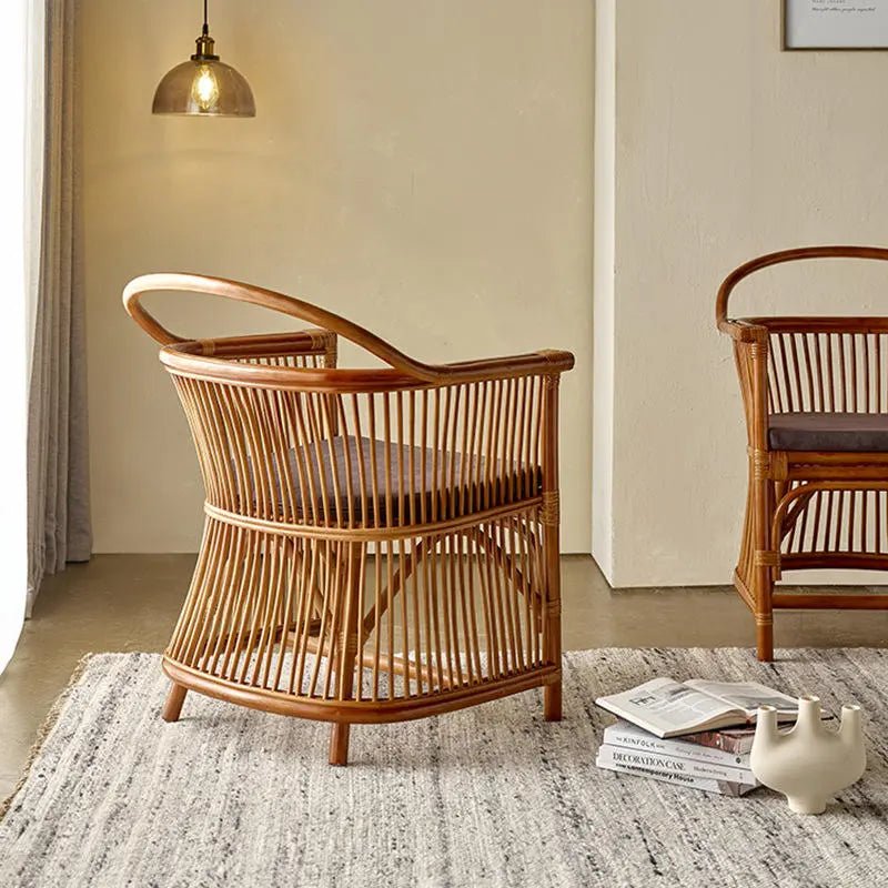 Kenji Rattan Dining Chairs - Urban Ashram