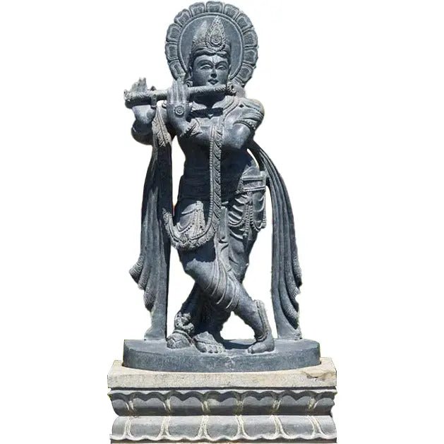 Krishna Outdoor Garden Statue - Urban Ashram