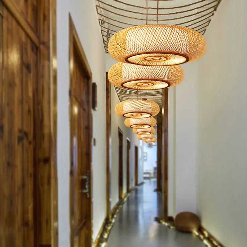 Kyoto Bamboo Pendant Light - Urban Ashram