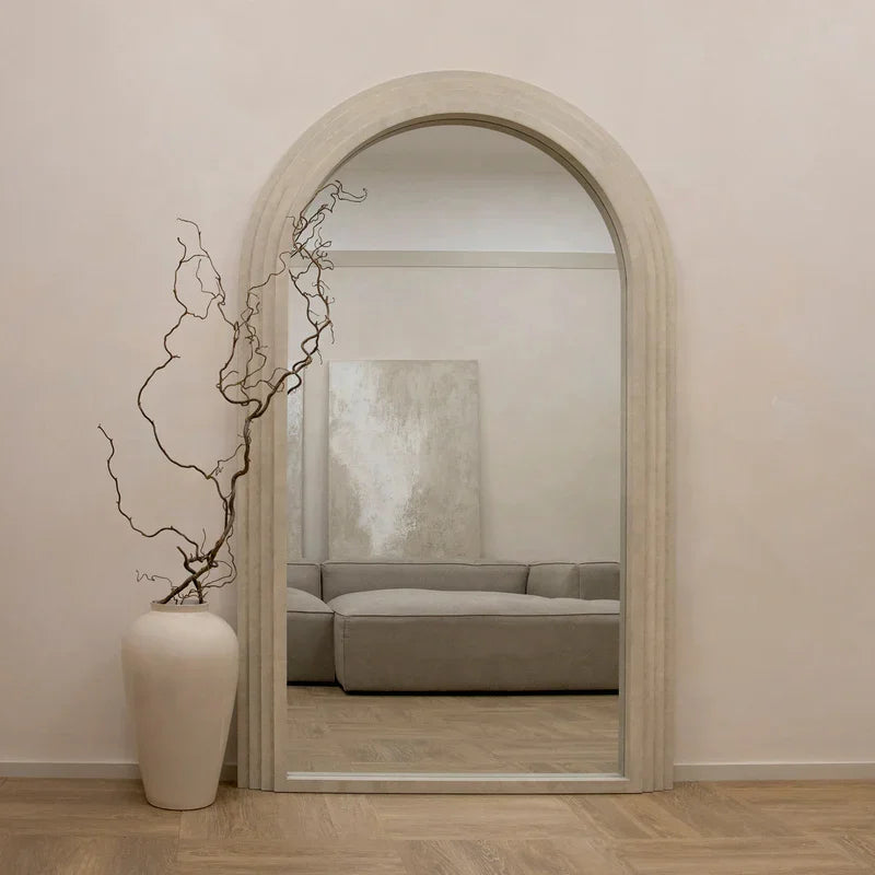 Artemis Full Length Concrete Mirror - Urban Ashram