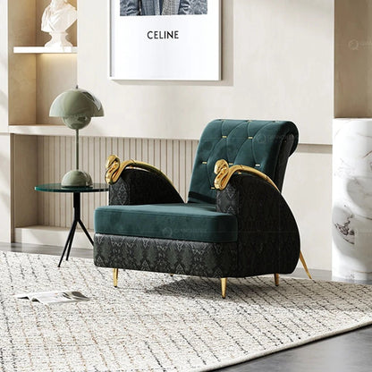 Mid - Century Serpent Arm Chair - Urban Ashram