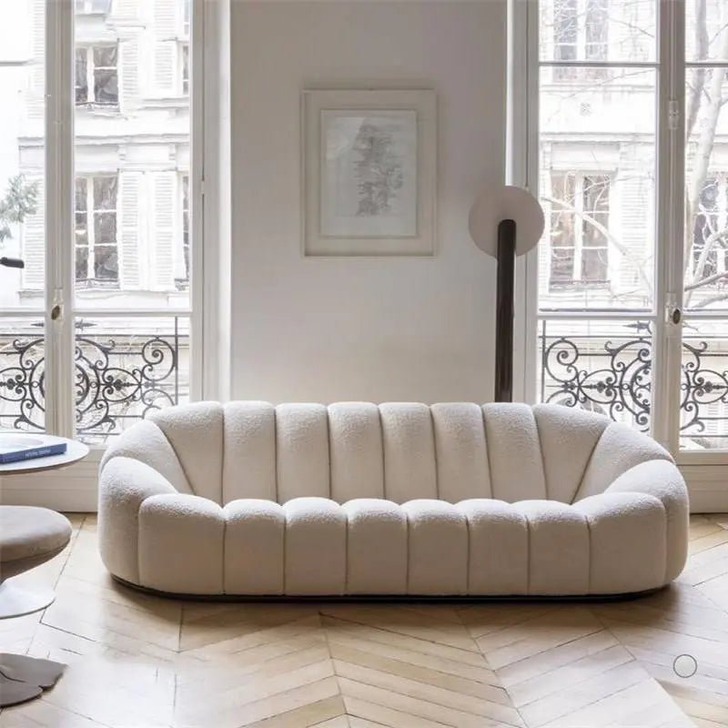 Minimalist Cozy Teddy Couch - Urban Ashram