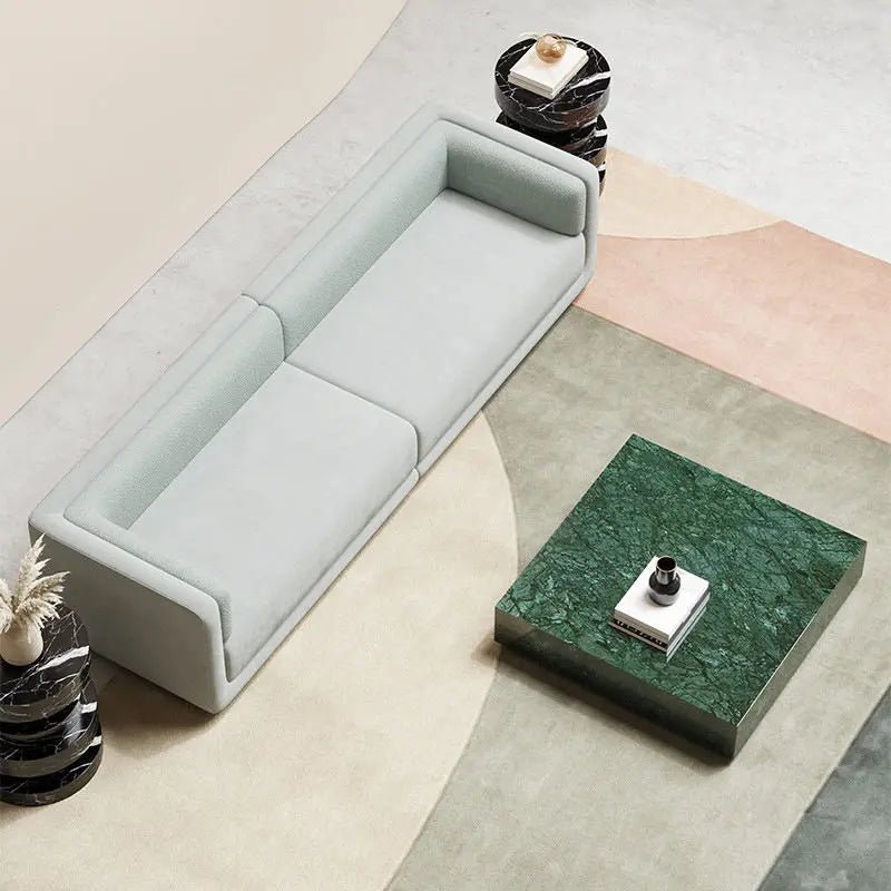 Modern Green Marble Top Coffee Table - Urban Ashram