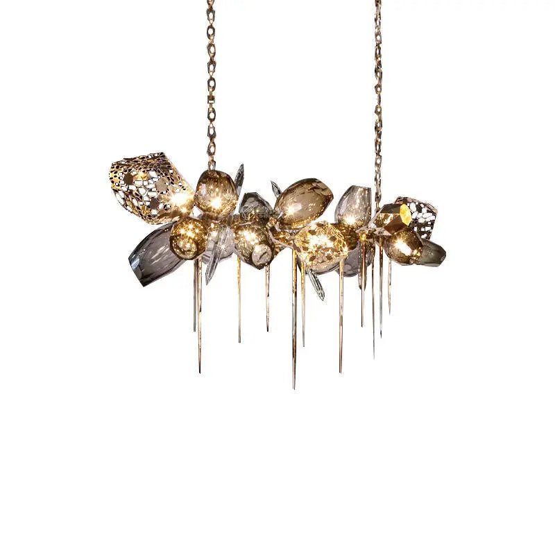 Modern K9 Crystal Glass Chandelier - Urban Ashram