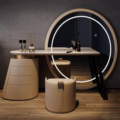 Modern Makeup Table with Lighted Mirror - Urban Ashram