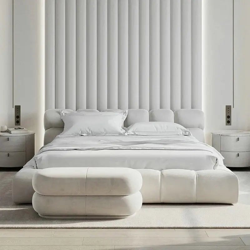 Modern Zen Bed White - Urban Ashram