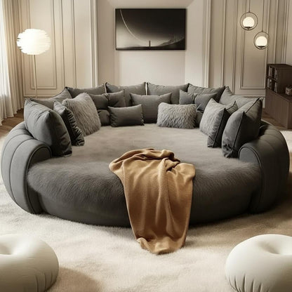Dream Lounger Luxe Round Movie Bed HD - Urban Ashram