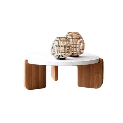 Native Round Coffee Table - Urban Ashram