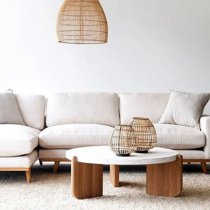 Native Round Coffee Table - Urban Ashram