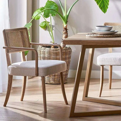 Natural Cane Dining Chair - Urban Ashram