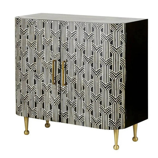 Navi Bone Inlay Handmade Cabinet - Urban Ashram