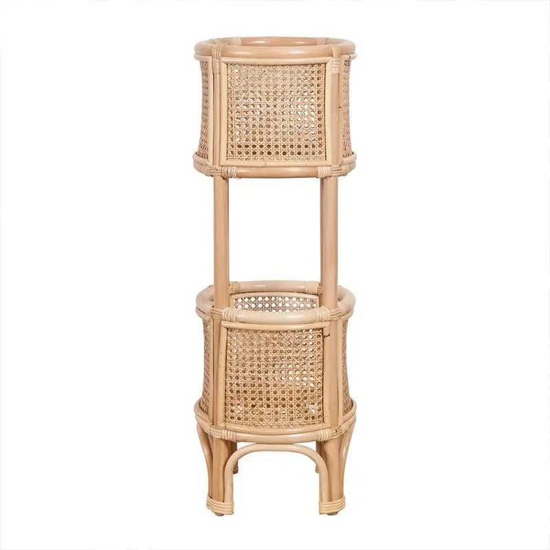 Nordic Rattan Solid Flower Rack - Urban Ashram