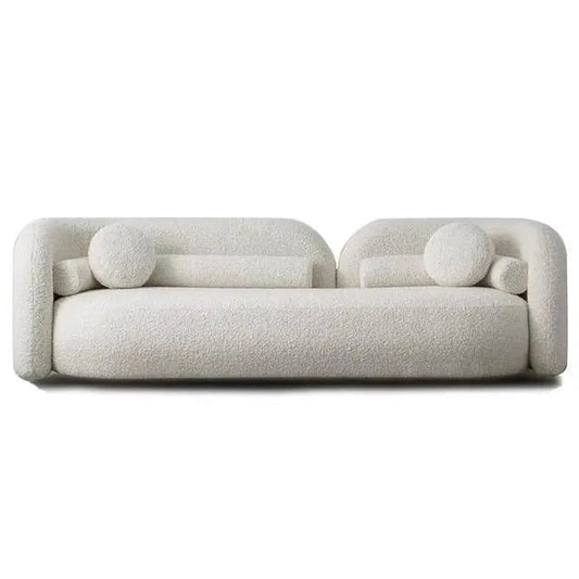 Nordic White 3 Seater Sofa - Urban Ashram