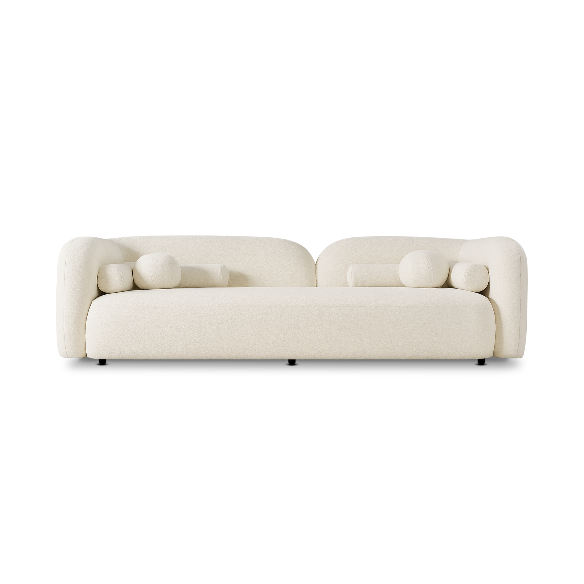 Bacio Bouclé Sofa - Urban Ashram