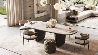 Olivia Oval Dining Table - Urban Ashram