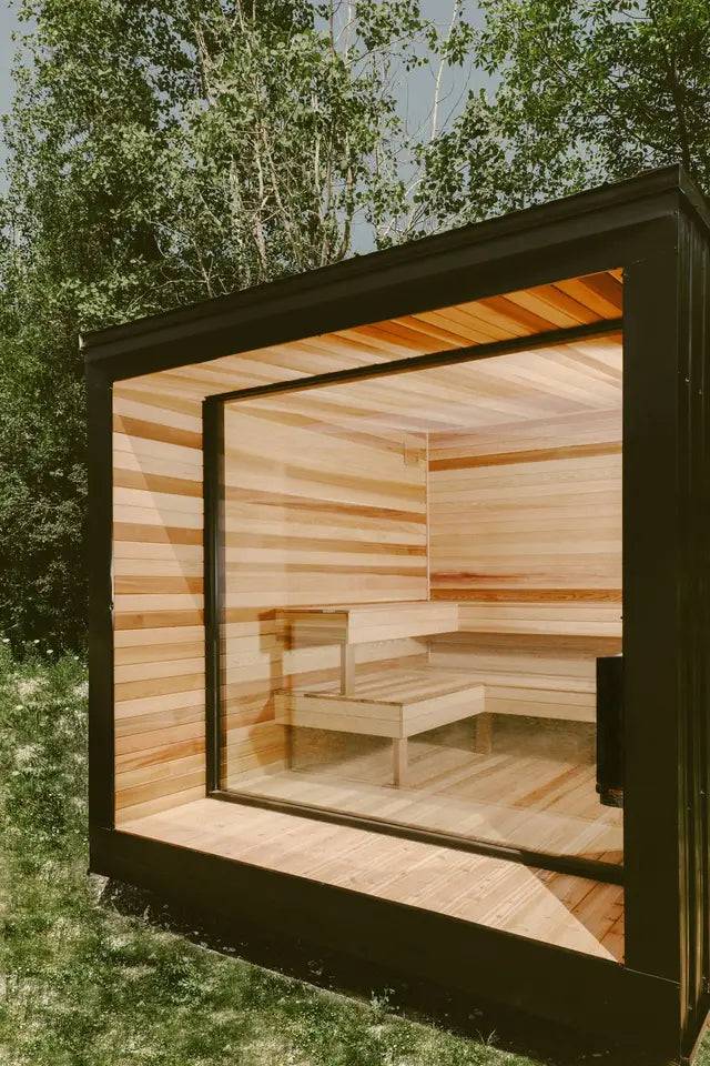 Outdoor Traditional Steam Sauna Wooden Room - Urban Ashram