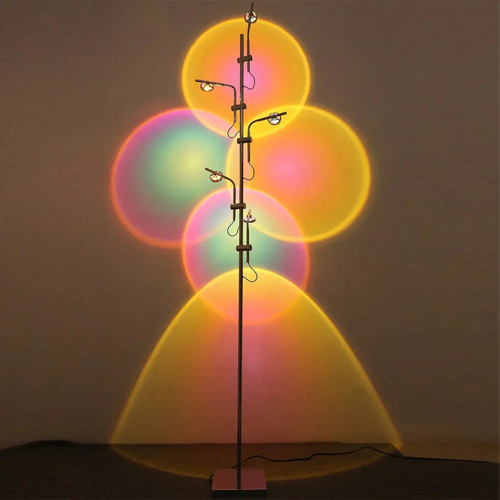 Pheonix 5-Head Projection Floor Lamp - Urban Ashram