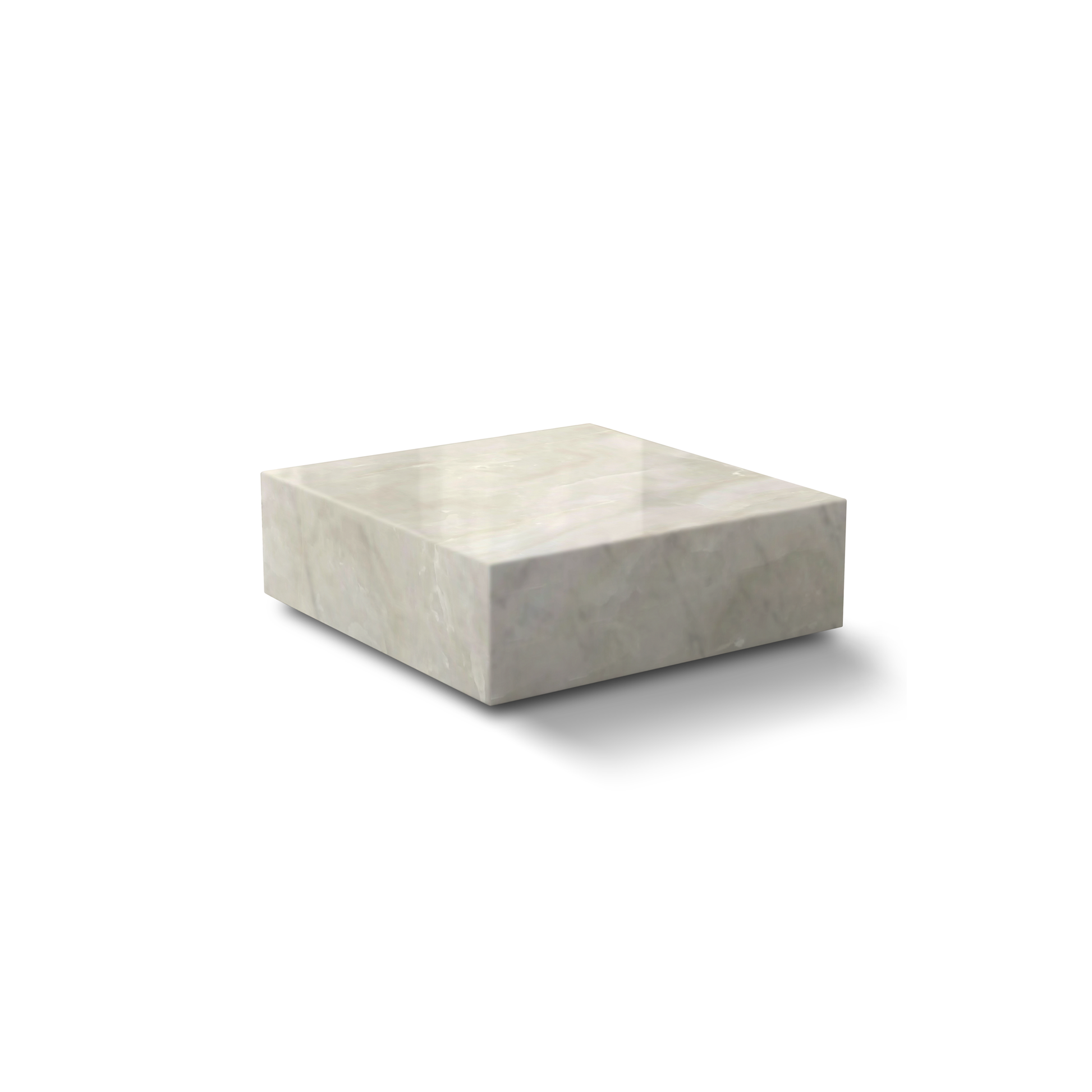 Radiant White Onyx Marble Coffee Table – Ambient Luxury Centerpiece - Urban Ashram