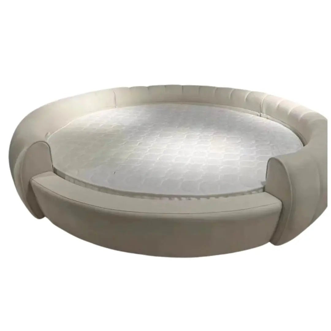 Round Dream Lounger Upholstered Movie Bed - Urban Ashram