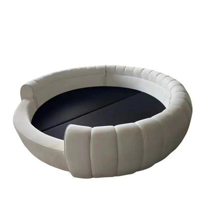 Round Dream Lounger Upholstered Movie Bed - Urban Ashram