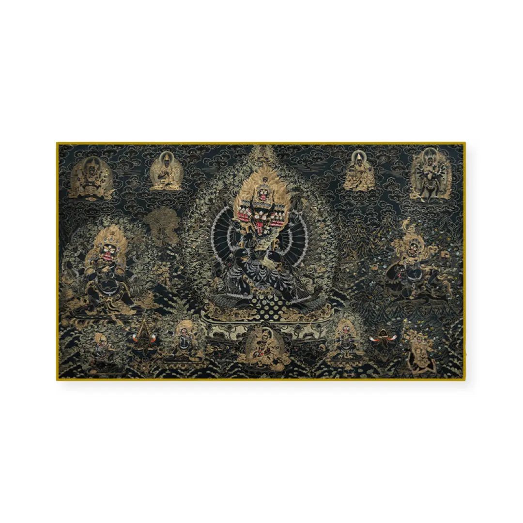 Thangka Buddha Style Tapestry - Urban Ashram