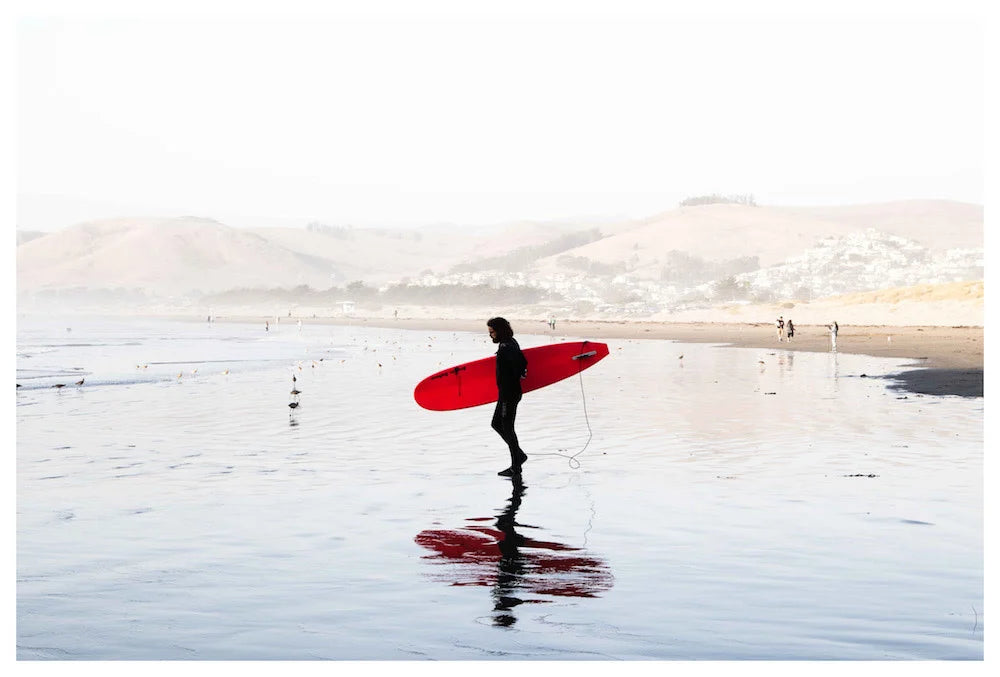 Surf the Way” by J. Bishop | Gallery‑Quality Coastal Photography Print - Urban Ashram