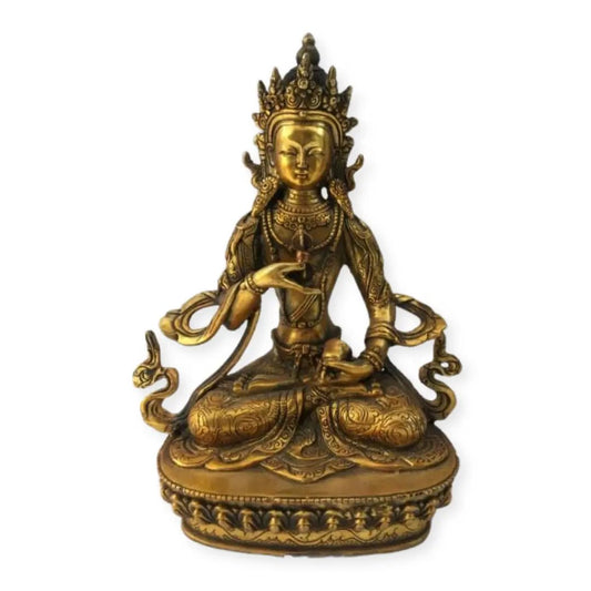 Vajradhara Copper Tibetan Buddha Statue - Urban Ashram