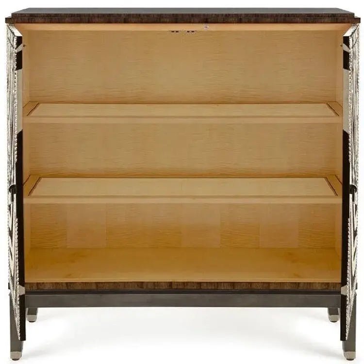 Vann Zebra Black Console Cabinet - Urban Ashram