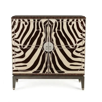 Vann Zebra Black Console Cabinet - Urban Ashram