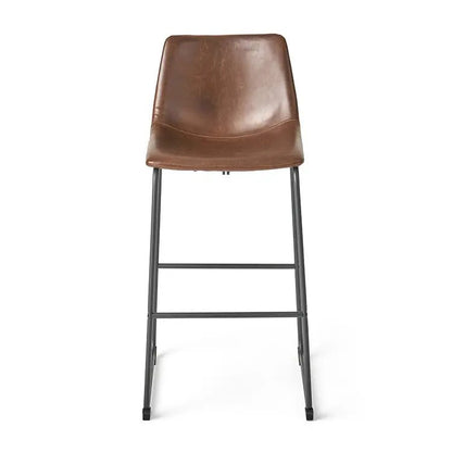 Vintage Brown Bar Stool (Set of 2) - Urban Ashram