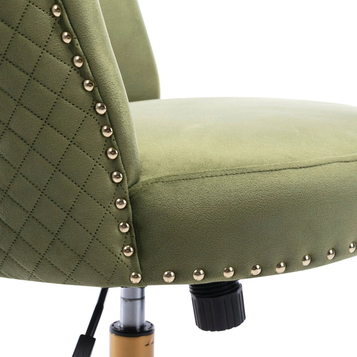 Woodberry Velvet Swivel Office Chair - Urban Ashram