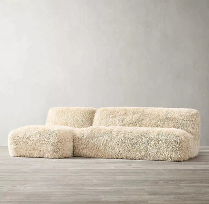 Yeti Embrace Sheepskin Sectional - Urban Ashram