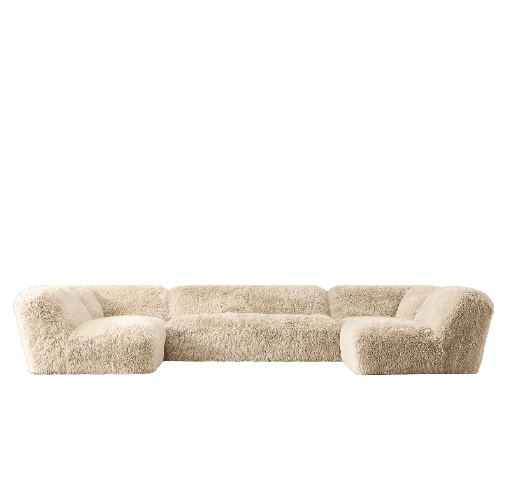 Yeti Embrace Sheepskin Sectional - Urban Ashram